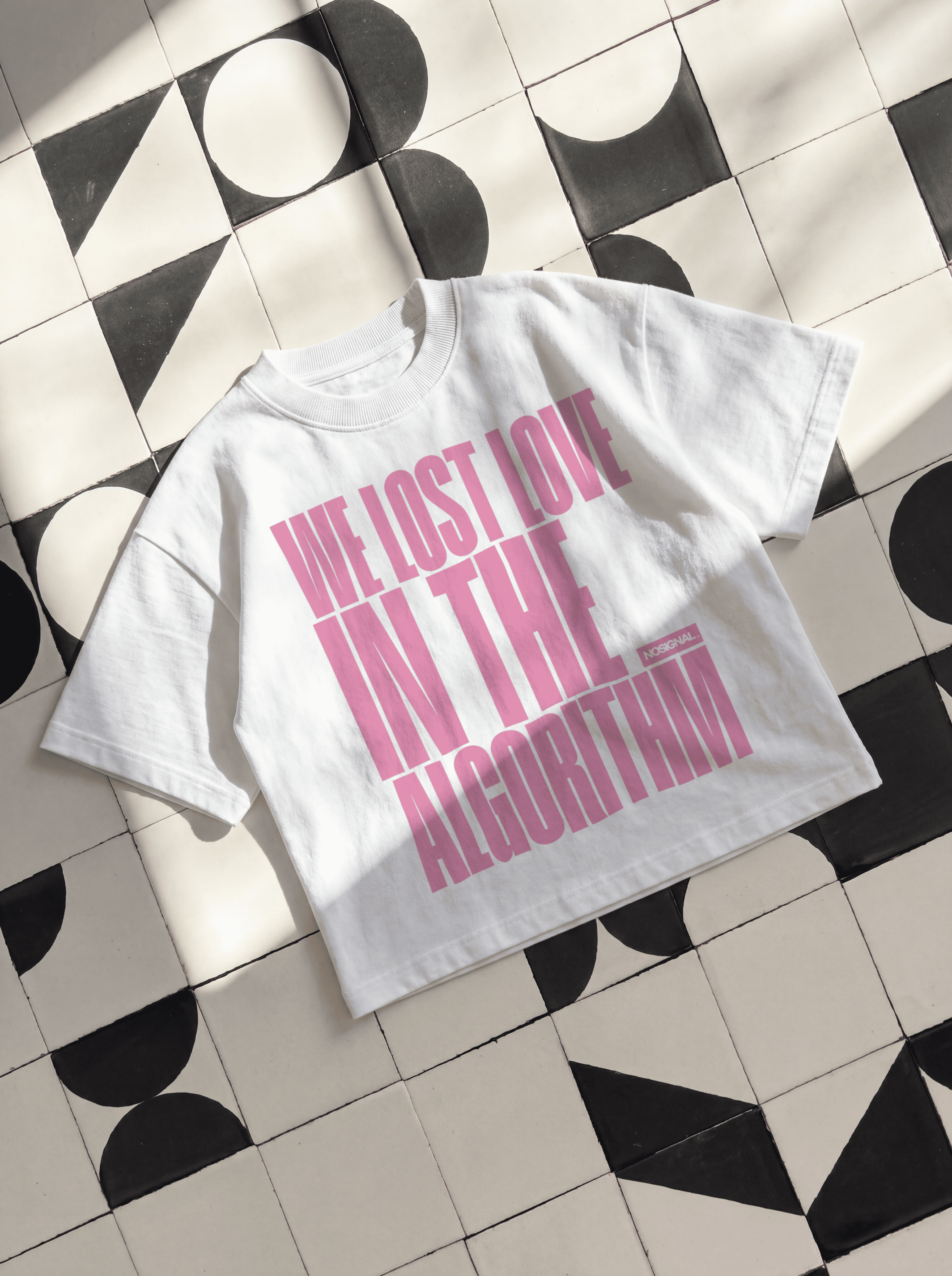 WE LOST LOVE IN THE ALGORITHM. 