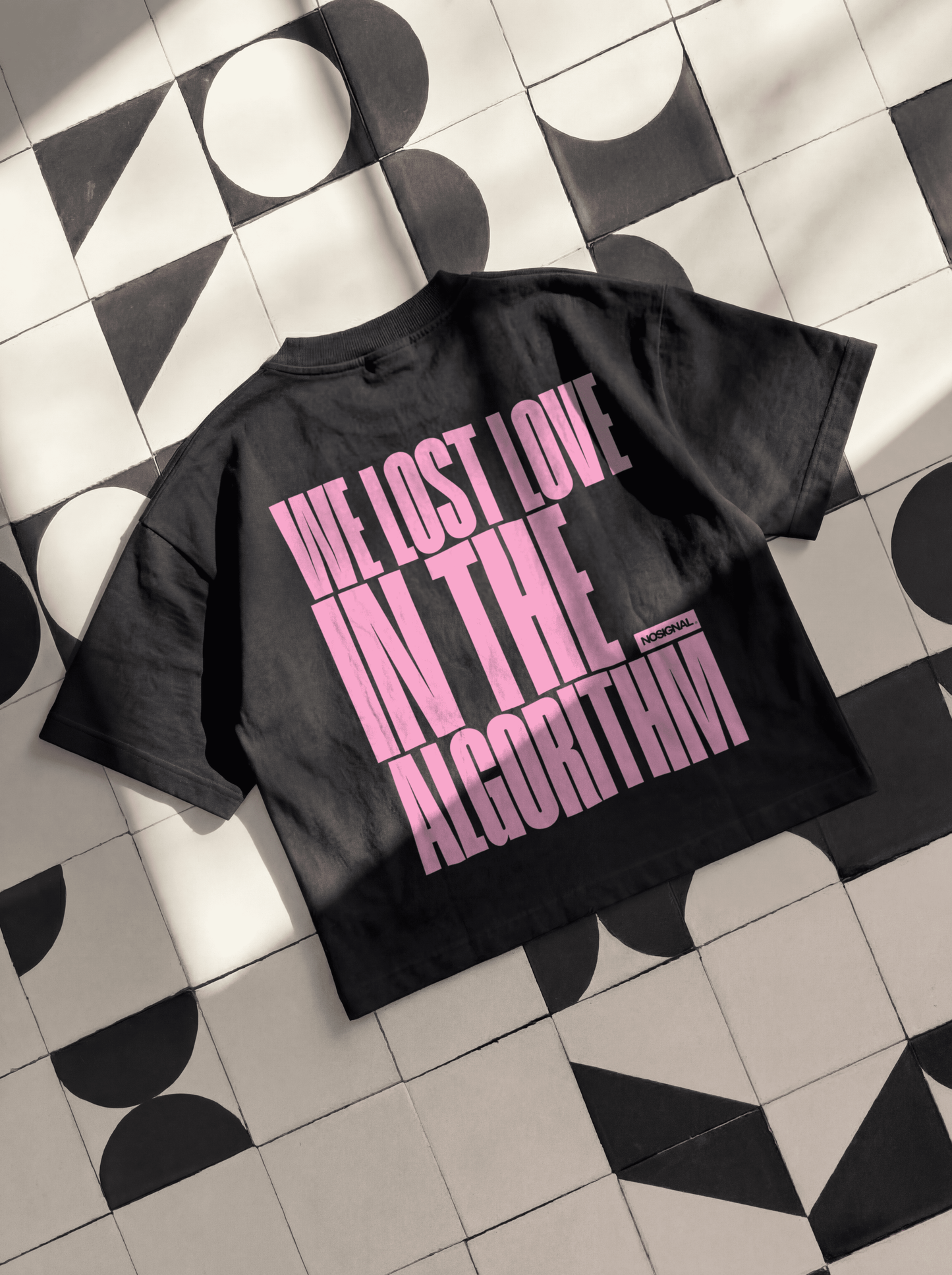 WE LOST LOVE IN THE ALGORITHM. "PINK"
