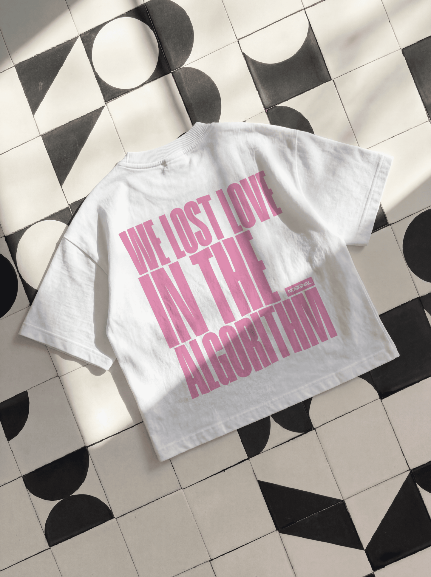 WE LOST LOVE IN THE ALGORITHM. "PINK"