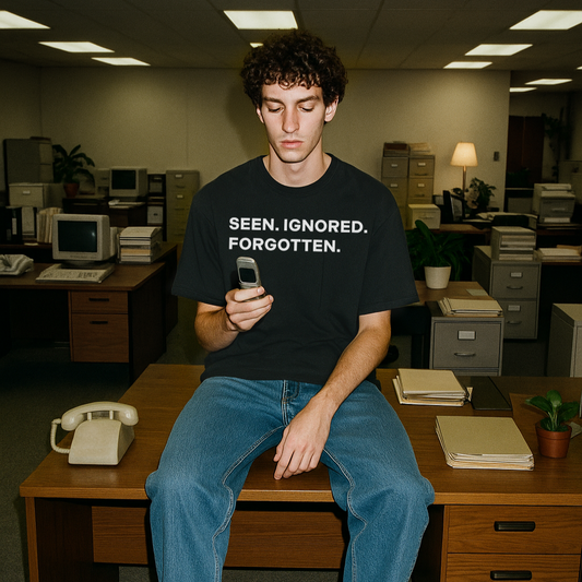 "SEEN. IGNORED. FORGOTTEN."